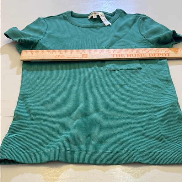 Madewell Garment-Dyed Ribbed Crewneck Pocket Tee Size Medium - Picture 8 of 12